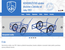 Tablet Screenshot of kovodruzstvo.cz